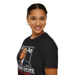 TRUMP SILVER T-Shirt, Humorous Graphic Tee, Unisex Casual Wear, Gift for Friends, Quirky Shirt for Parties - Image 3