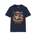 250th Patriotic T-Shirt, Humorous Graphic Tee, Unisex Casual Wear, Gift for Friends, Quirky Shirt for Parties - Image 16