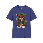 Sloth Spirit Animal T-Shirt, Humorous Graphic Tee, Unisex Casual Wear, Gift for Friends, Quirky Shirt for Parties - Image 10