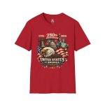 250th Patriotic T-Shirt, Humorous Graphic Tee, Unisex Casual Wear, Gift for Friends, Quirky Shirt for Parties - Image 19