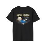 Billiard balls in friendly rivalry T-Shirt, Humorous Graphic Tee, Unisex Casual Wear, Gift for Friends, Quirky Shirt for Parties - Image 2