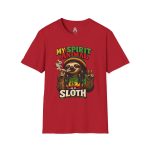 Sloth Spirit Animal T-Shirt, Humorous Graphic Tee, Unisex Casual Wear, Gift for Friends, Quirky Shirt for Parties - Image 16